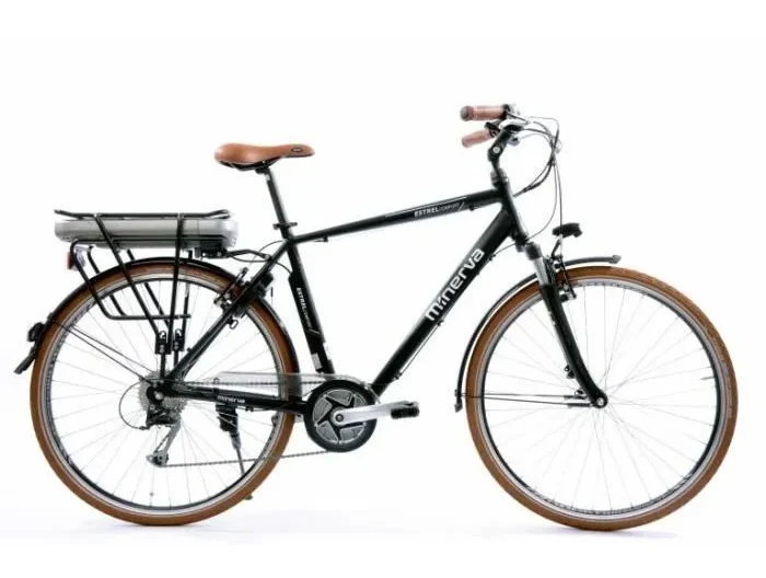 Vélo électrique Minerva Estrel C-motor Alivio 9-speed 53 - black - 53 cm