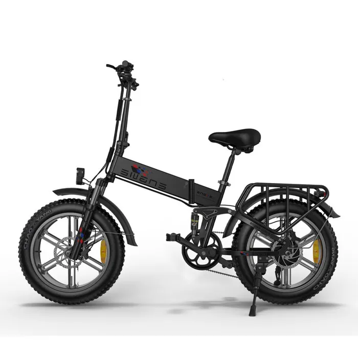 Velo electrique pliable ENGWE ENGINE X Autonomie 120km 42km/h Tout suspendu Batterie 48V13Ah Pneus 20 pouces VTT Fat bike Noir – Image 2