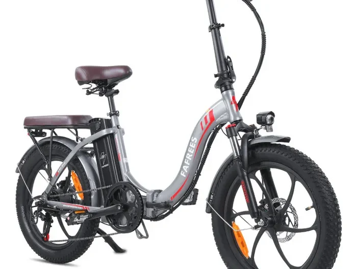 Vélo électrique pliant 20" FAFREES F20 Pro - Moteur 250W Batterie Amovible 36V 18Ah - Shimano 7 Vitesses -Autonomie 150km, Gris