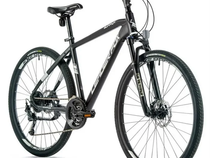 Vélo électrique VTC 28 musculaire Leader Fox Sumava 2022 17,5'' 9V - noir - 170/178 cm