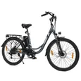 Vélo de Ville Électrique Touroll B1 - Moteur 250W -Batterie 15,6 Ah - Vitesse Max 25 km/h - Shimano 7 Vitesses - Pneu 26 x 1.95" – Image 3