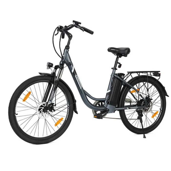 Vélo de Ville Électrique Touroll B1 - Moteur 250W -Batterie 15,6 Ah - Vitesse Max 25 km/h - Shimano 7 Vitesses - Pneu 26 x 1.95"