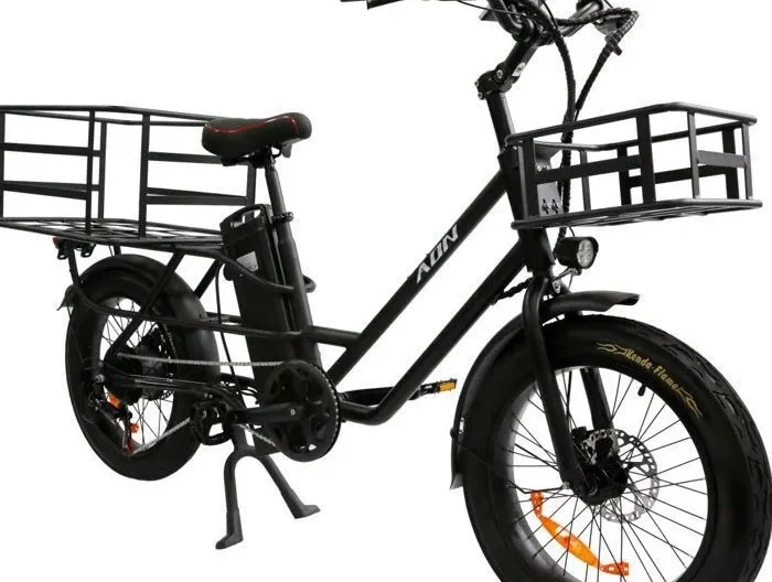 Vélo Électrique - K750 - Moteur 750W - Autonomie 120KM - Charge 300KG - Noir - Cargo