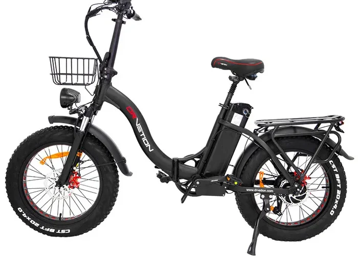 Vélo électrique - DRVETION - CT20 - 750W - Batterie 20AH - Fatbike Noir
