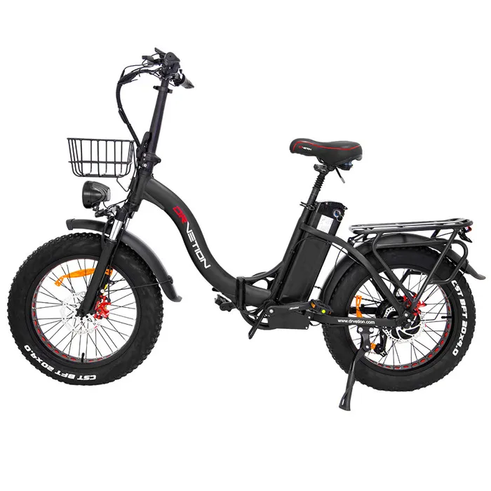 Vélo électrique - DRVETION - CT20 - 750W - Batterie 20AH - Fatbike Noir