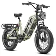 Vélo électrique EAHORA JULIET, Vert, Moteur 1000W, Batterie 48V60AH, Suspension Complète – Image 7