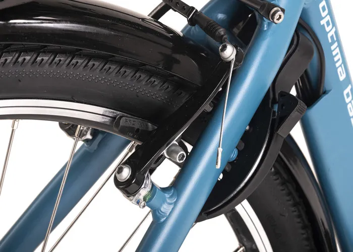 Vélo électrique Femme 28" Hollandia Optima Basic HC 46 cm Bleu 250 Watt batterie 36 V/13 Ah Li-Ion 7 vitesses – Image 5