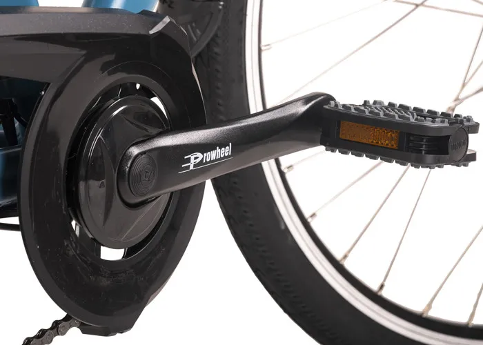Vélo électrique Femme 28" Hollandia Optima Basic HC 46 cm Bleu 250 Watt batterie 36 V/13 Ah Li-Ion 7 vitesses