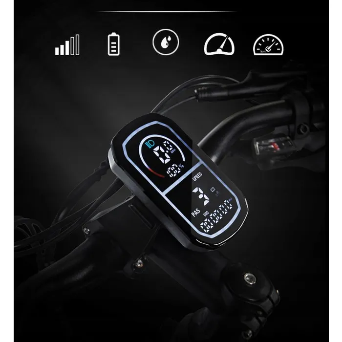 Vélo électrique HEDATX TX10 - Vitesse maximale 48 km/h - Moteur 750W - Batterie 48V20Ah - Autonomie 90 km - VAE femmes commutantes – Image 5