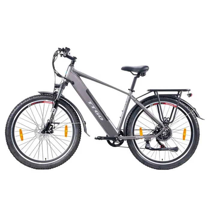 Vélo électrique - TTGO - M310 - Moteur 500W - Batterie 48V15Ah - 27.5 pouces - Gris – Image 3