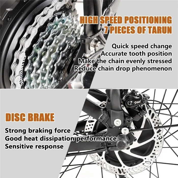 Vélo électrique CMACEWHEEL – Moteur 500 W, batterie 48 V 18 Ah, Shimano 7 vitesses, autonomie 80 km, gris – Image 5