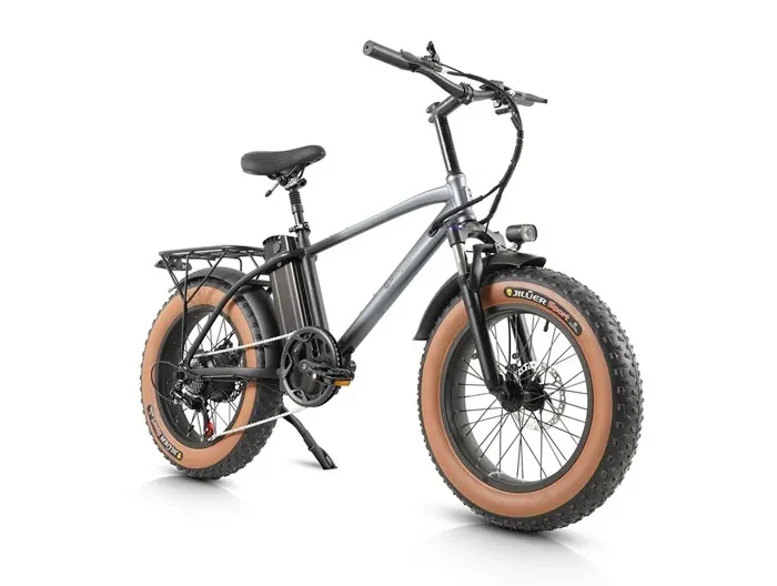 Vélos électriques CMACEWHEEL, Moteur 500W Batterie 48V 18AH, 25km/h Autonomie(PAS) 70-80KM, Shimano 7 Vitesses, Gris