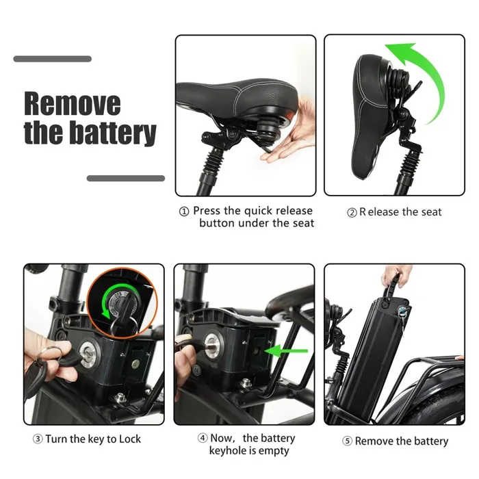 Vélo électrique CMACEWHEEL – Moteur 500 W, batterie 48 V 18 Ah, Shimano 7 vitesses, autonomie 80 km, gris – Image 6