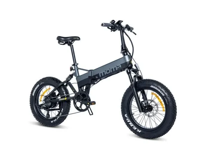 Moma Bikes - VTT E-FAT 20"PRO Pliant - Semi-Rigide - Batterie 48V 15Ah- Autonomie Max 120km - 8 Vitesses - Freins Hydraulique