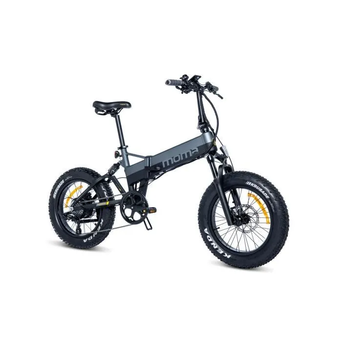 Moma Bikes - VTT E-FAT 20"PRO Pliant - Semi-Rigide - Batterie 48V 15Ah- Autonomie Max 120km - 8 Vitesses - Freins Hydraulique