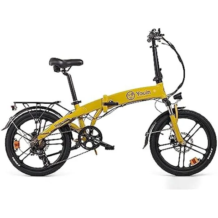 Vélo électrique pliable - YOUIN - Valencia - 20 pouces - Autonomie 45 km - Moteur 250 W – Image 2