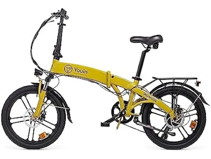 Vélo électrique pliable - YOUIN - Valencia - 20 pouces - Autonomie 45 km - Moteur 250 W